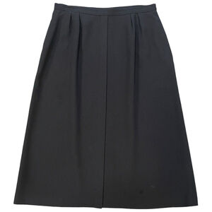 Vintage Weathervane Womens 14 Pure Wool Skirt Pockets Lined USA Union Made Black